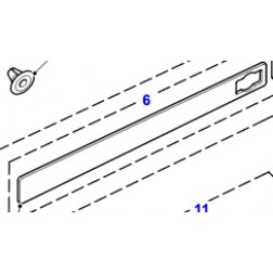  AWR5486 | Gruppo inserto-impiallacciatura-plancia i kit non includono le rifiniture del console centrale o il posacenere, Passeggero LHD